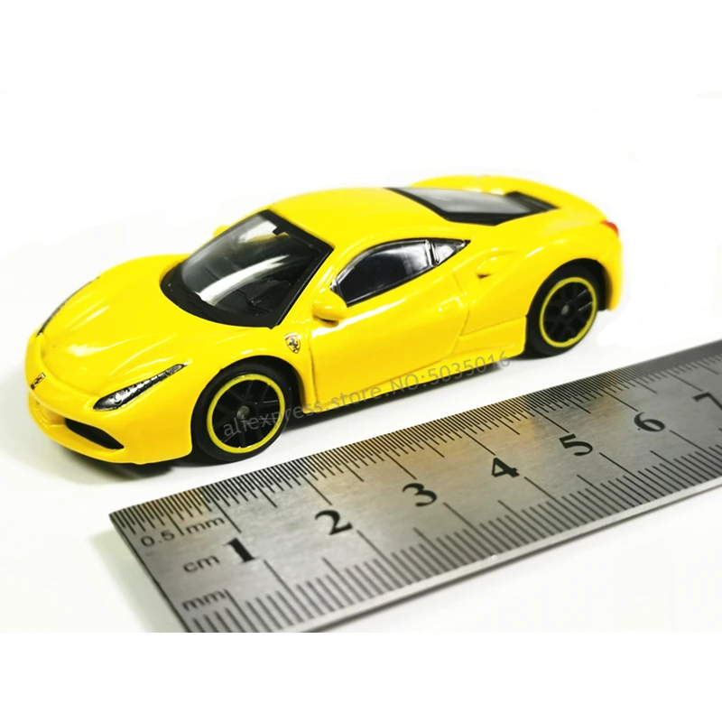 Bburago 1: 64 Ferrari 488GTB модельная форма автомобиля-легкоплавкий Металл Модель Детская игрушка бойфренд подарок имитация сплава коллекция автомобилей