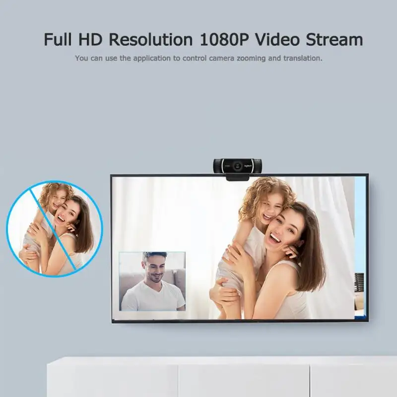 C922 PRO веб-камера 1080P Full HD видео поток якорь камера фоновый переключатель Автофокус Встроенный микрофон со штативом