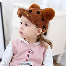 Детская шапка с волнистым узором; вельветовые Теплые шапки на осень и зиму; детская бейсбольная кепка