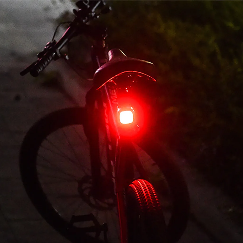 Excellent New Bike Bicycle light Rechargeable LED Taillight USB Rear Tail Safety Warning Cycling light Portable Flash Light Super Bright 2