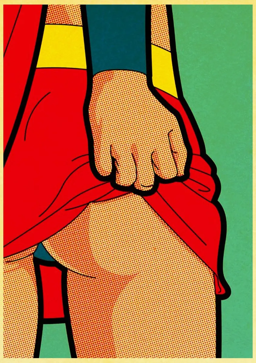 Супергерой винтажный тайный постер жизни Забавный Бэтмен Человек-паук Супермен, Халк HD постер для домашнего декора для детской комнаты без рамки - Цвет: 8