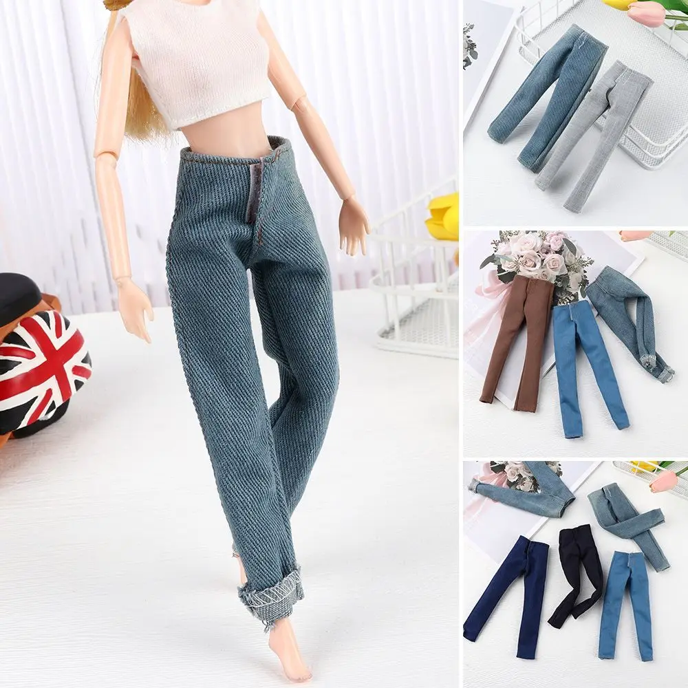 High Quality 1/6 Male Doll Clothes Jeans Pants For Ken Doll Trousers Boyfriend Ken Prince Male Doll Casual Wear Doll Accessories