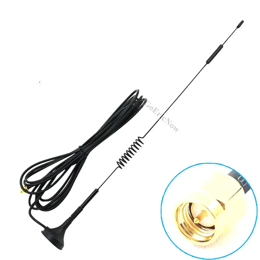10 шт. RF коаксиальный 50 Ом 5 м SMA/RP SMA Male 12 dbi GPRS/GSM/3G/4G присоска RG174 с высоким