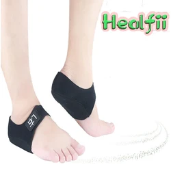 Healthfii – couverture de talon Velcro, chaussette de talon, Gel chaud, housse de protection, réduisant la douleur de la fasciite plantaire, tendinite 