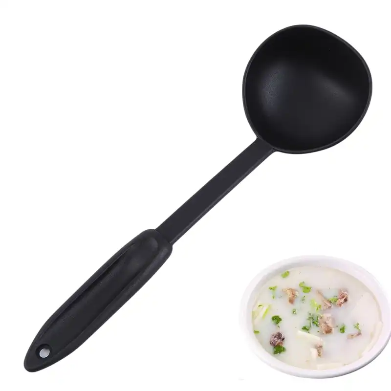 1pc Long Handle Cookware Serving Spoon Soup Spoons for Home Restaurant