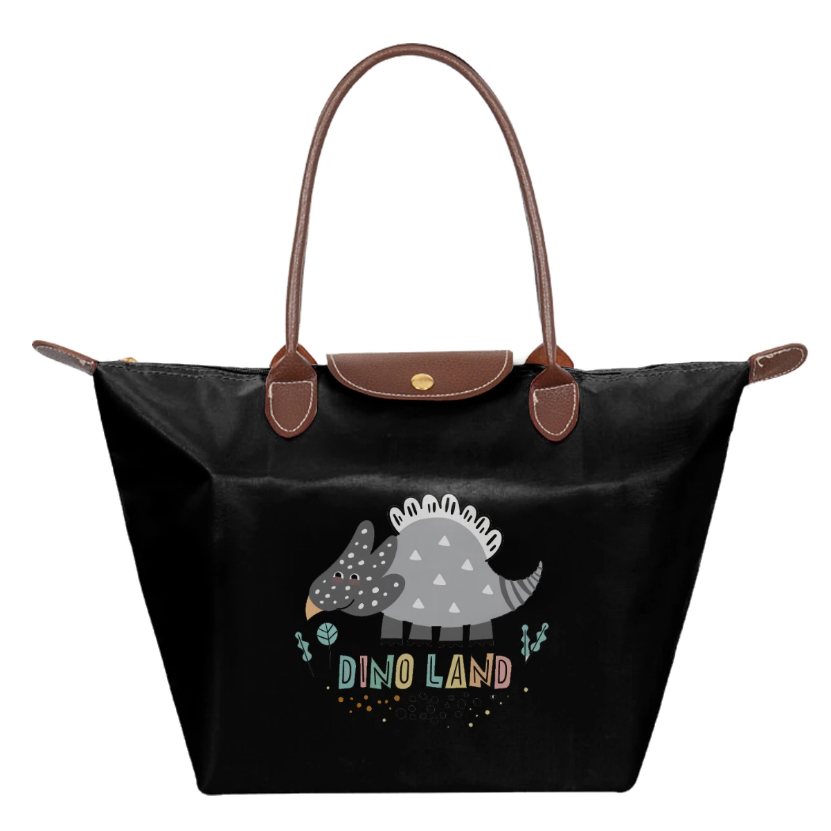 

NOISYDESIGNS Women Handbags Tote Female Shoulder Bag Dinosaur Design Luxury Lady Tote Large Capacity Zipper Shoulder Bags
