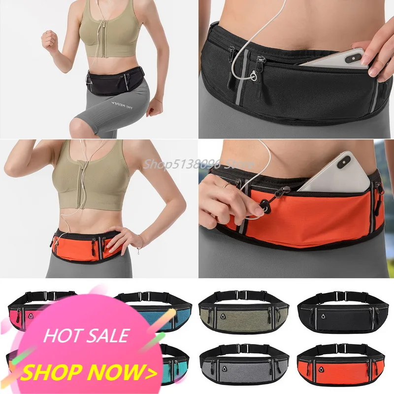 Promoción Riñonera impermeable para correr para deportes al aire libre, riñoneras para ciclismo, bolsos para teléfono Iphone, bolsas para correr para mujeres, hombres, señora, bolsa de gimnasio ezYoMxQ177m