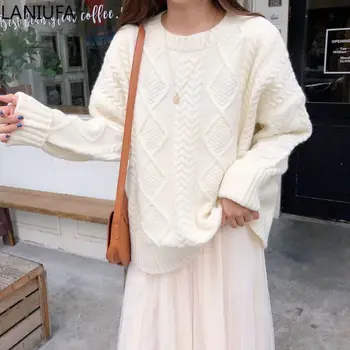 

high quality Women O-neck Winter Sweater Women Cashmere Knitted Women Sweaters Pullovers Female Jumper Women Sweater mujer P274