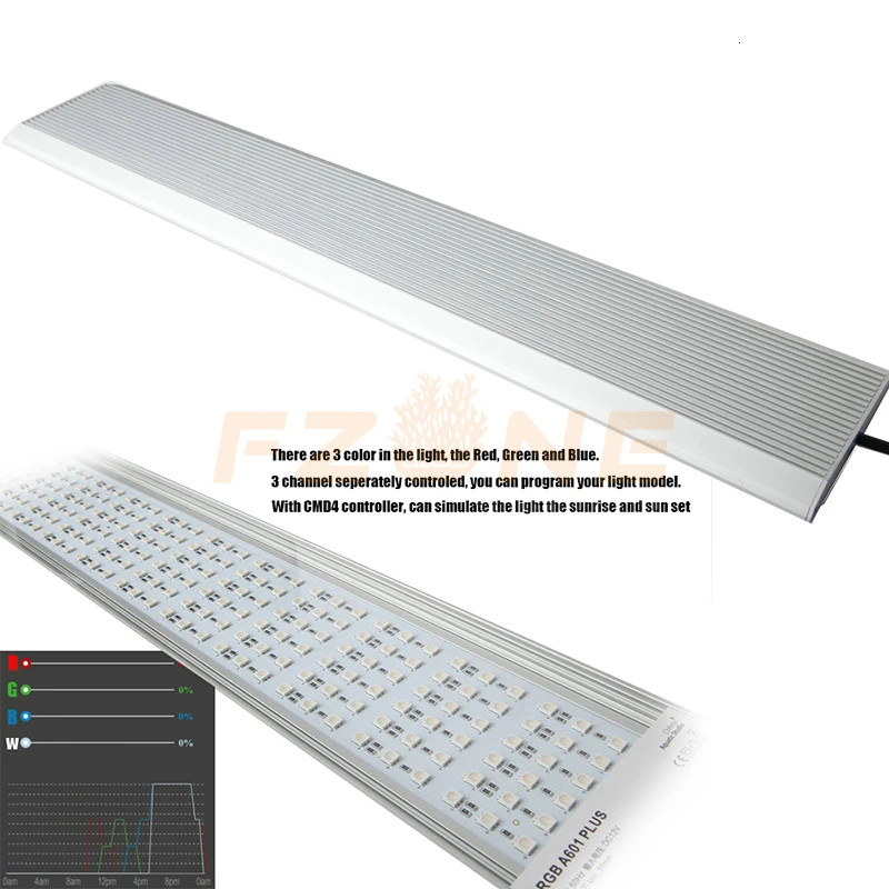 Светодиодная лампа Chihiros RGB A Plus управление через приложение Aqaurium led светильник с 3