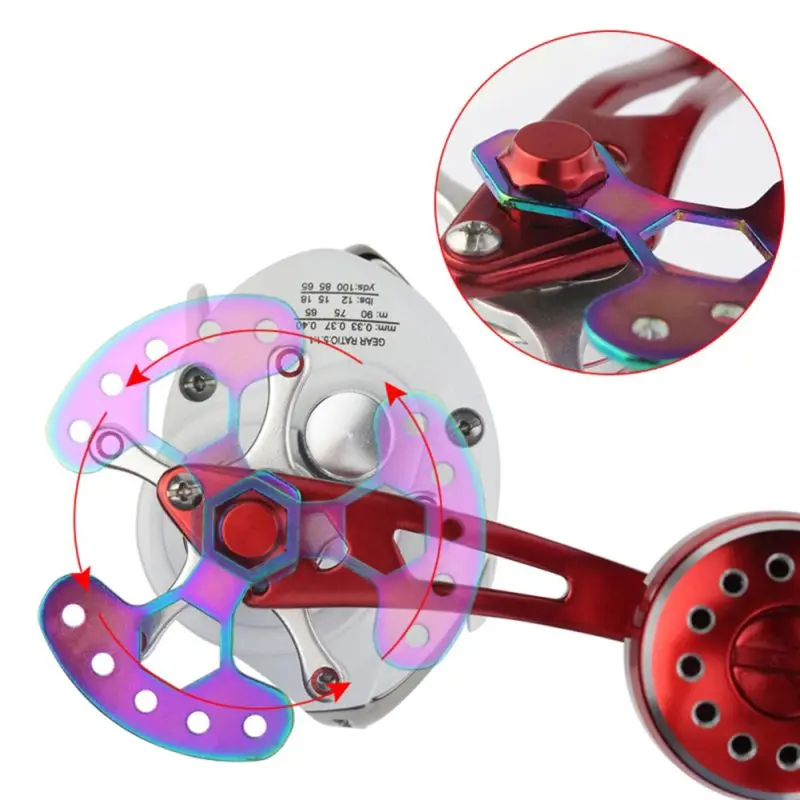 T-shape Spanner Colorful Portable Stainless Steel Adjuster Fishing Reel Screw Remove Tool