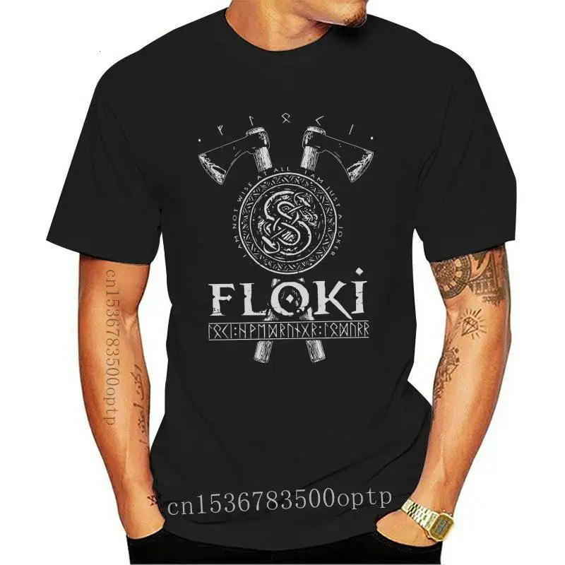 Новинка 2021 модная брендовая одежда Floki Loki футболка викингов скандинавские боги