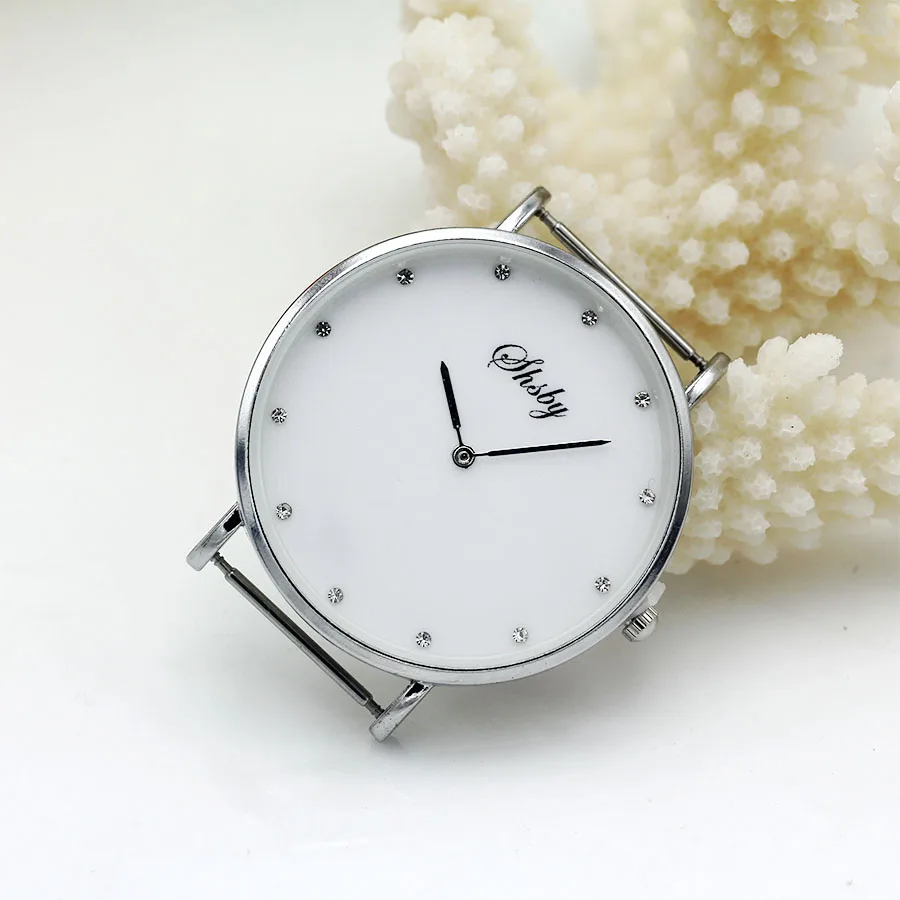 Silver Jewel • Shsby Diy персональный коллектор для часов стиль тонкая большая головка с тканевым ремешком аксессуары для часов - Цвет: Silver Jewel