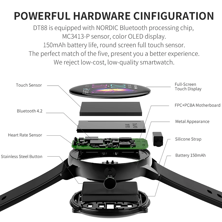 Valentine's Day Gifts Smart Wearable Device Sports Smart Watches Women Men IP68 Waterproof Fitness Smart Watch for Android IOS