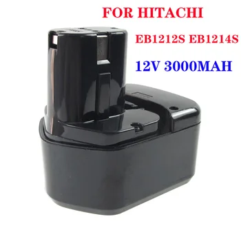 

High Quality 3000mAh/2000MAH 12V 3.0Ah/2.0AH Battery for Hitachi EB1214S 12V EB1220BL EB1212S WR12DMR CD4D DH15DV C5D