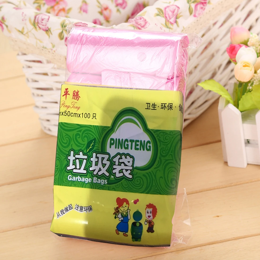 Low Cost 10 rollos 200 Uds basura bolsas de residuos domésticos estilo de chaleco desechable bolsita para basura cocina almacenamiento basura bolsas de plástico respetuoso del medio ambiente y5KdlE1Zl
