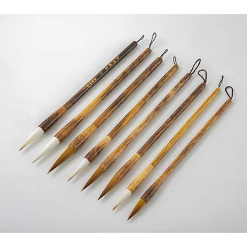 

4PCS Calligraphy Brush Chinese Wolf Hair Brush Pen for Chinese Painting Calligraphy Writing Multiple Hair Tinta China Caligrafia