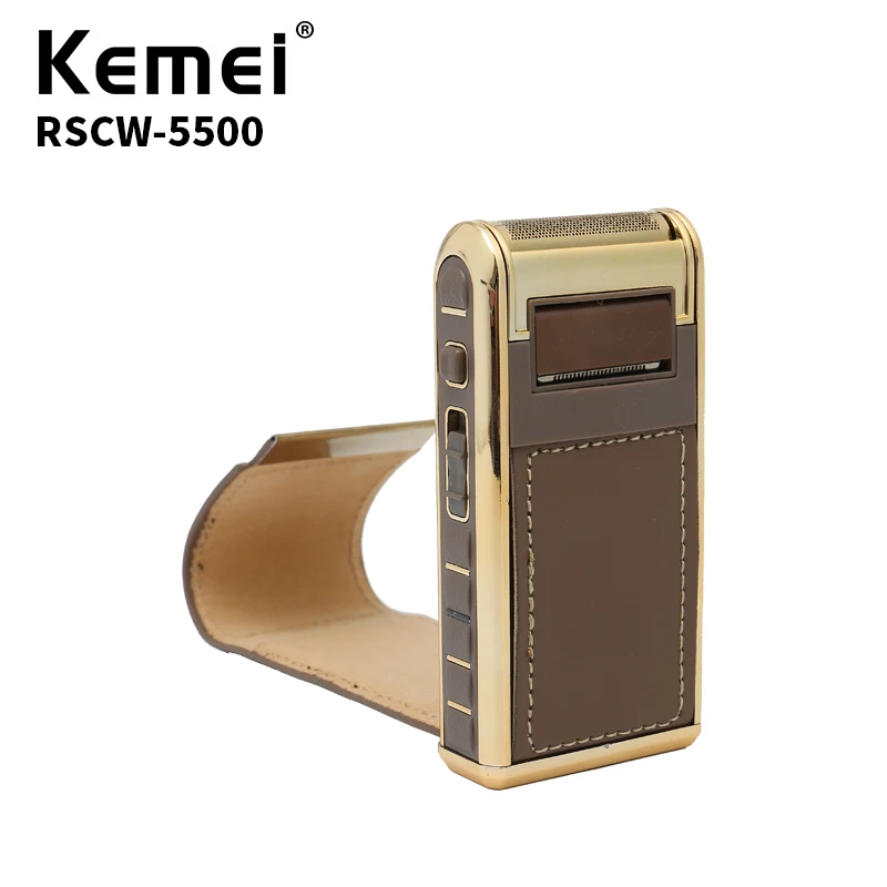 

Kemei Cordless Electric Shaver Facial Care ABS Quality Materials Men's Shaving Electric Shaver 220V3W Fine Tuning RSCW-5500