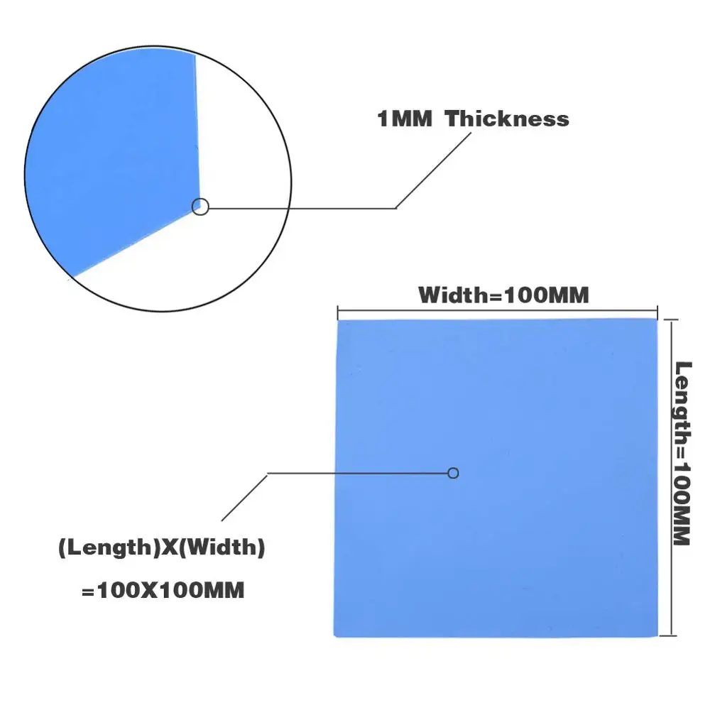 YOUNUON-100x100x1mm  3.2W GPU CPU 濭, ð  Ǹ е  е, 5 