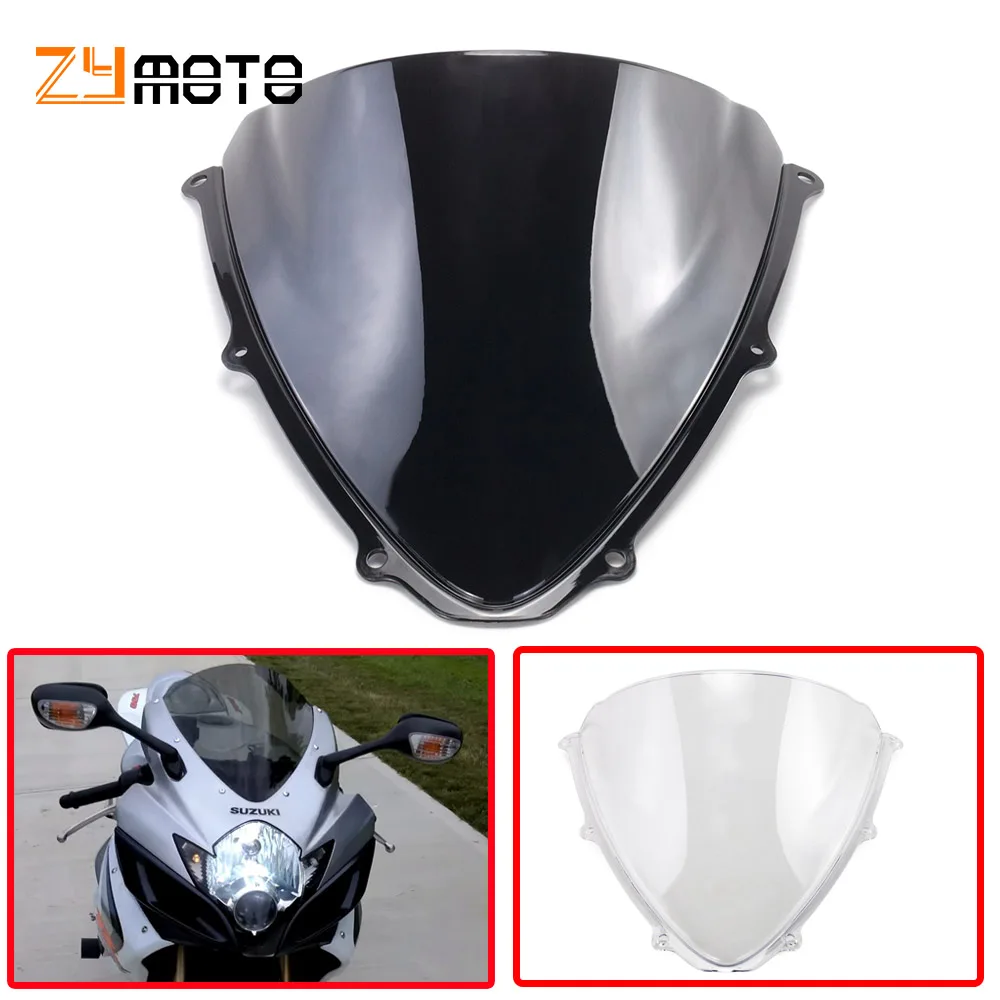Ветровое стекло для мотоцикла Suzuki GSXR600 GSXR750 K6 2006 2007 k6 06 07 ветровое с двойными