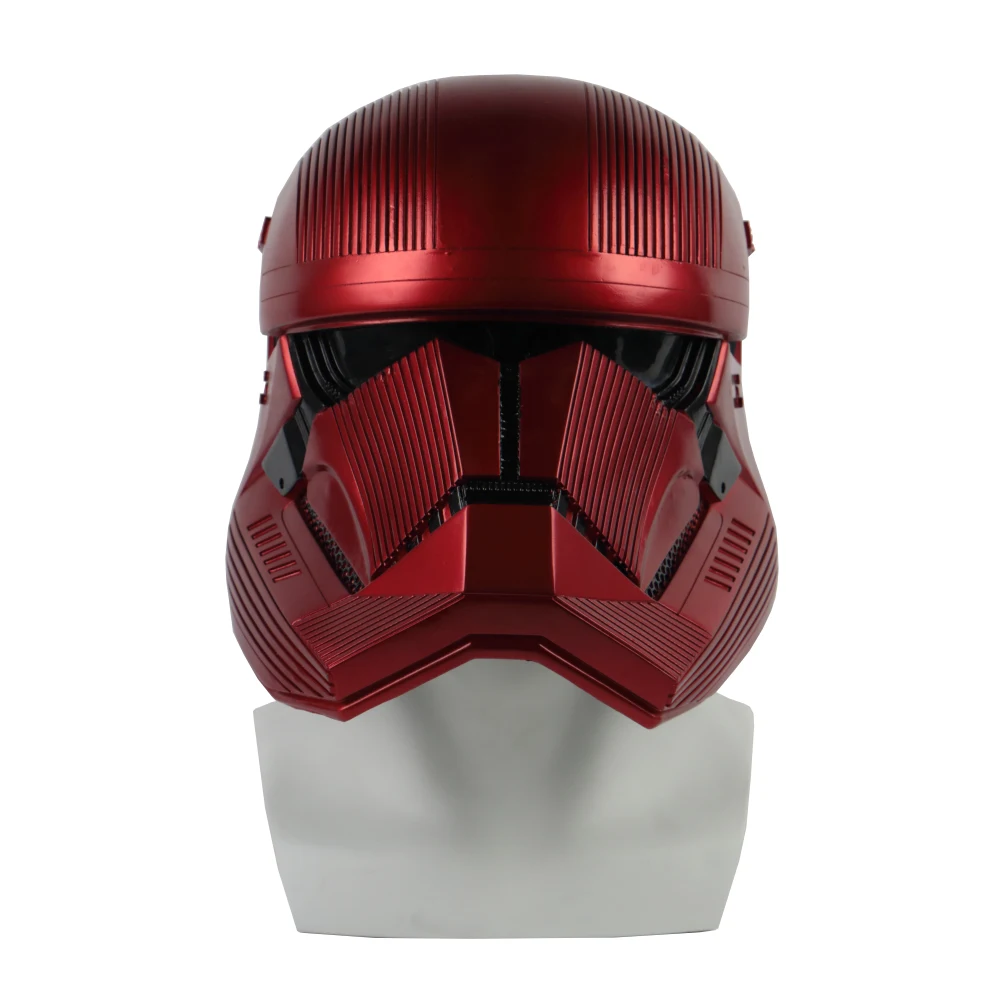 Звездные войны 9 The Rise of Skywalker Sith Trooper красный шлем Косплей звезда на Хэллоуин войны шлемы маска реквизит