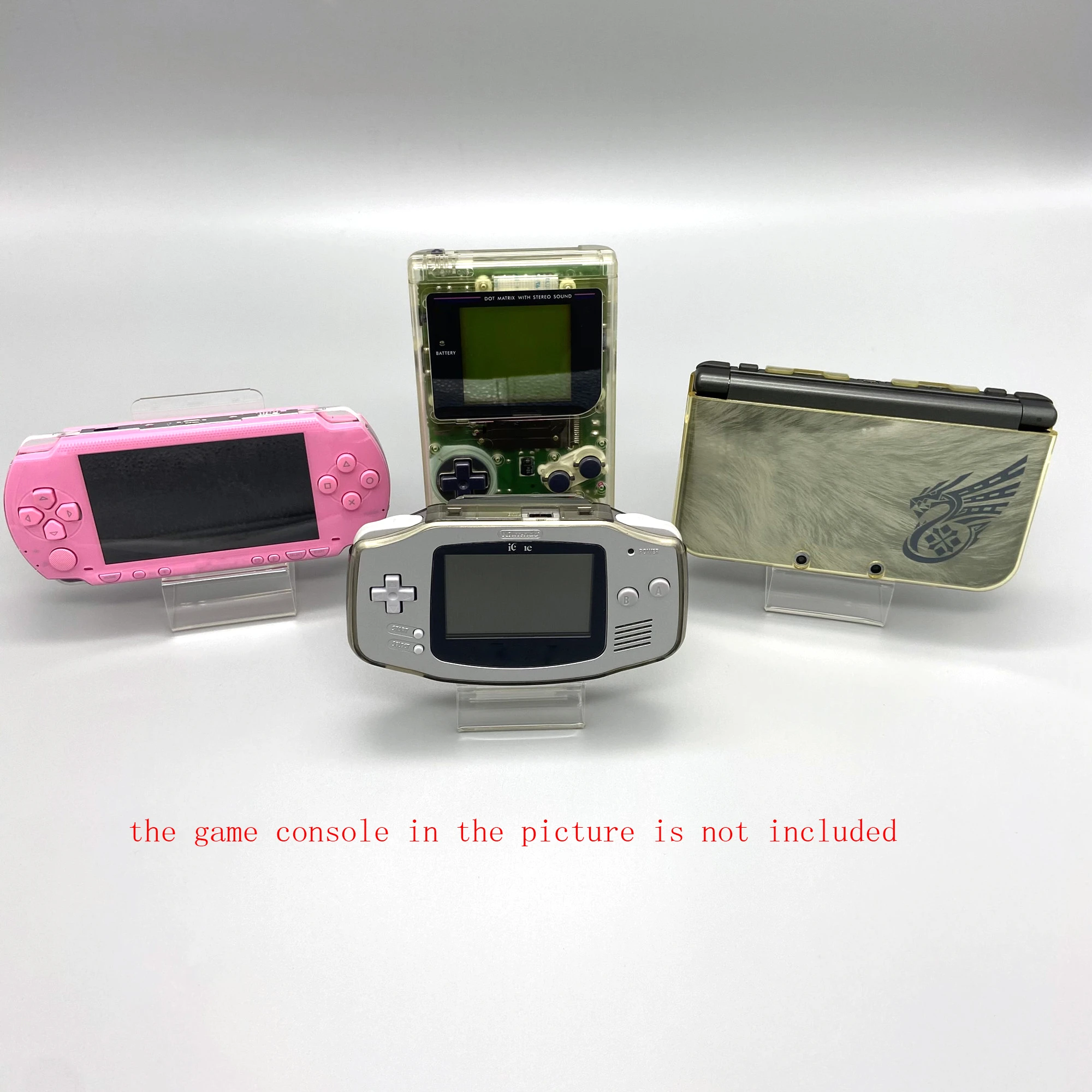10pcs Clear Plastic Transparent Stand Shelf Window Counter Display Showcase For Gb Gbc Gba Psp 3ds 2ds Psv Game Console Replacement Parts Accessories Aliexpress