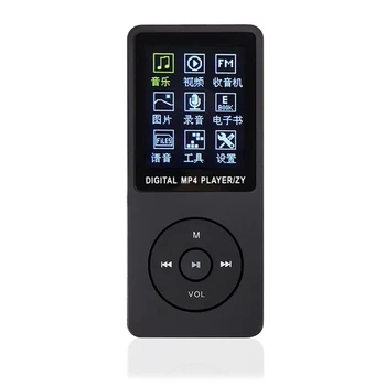 

New Hot 70 Hours Playback MP3 MP4 Lossless Sound Music Player FM Recorder TF Card Portable