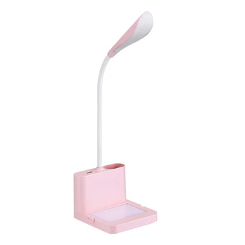 

Usb Rechargeable Led Desk Lamp Press Table Lamp for Book Reading Study Office Work Children Night Light