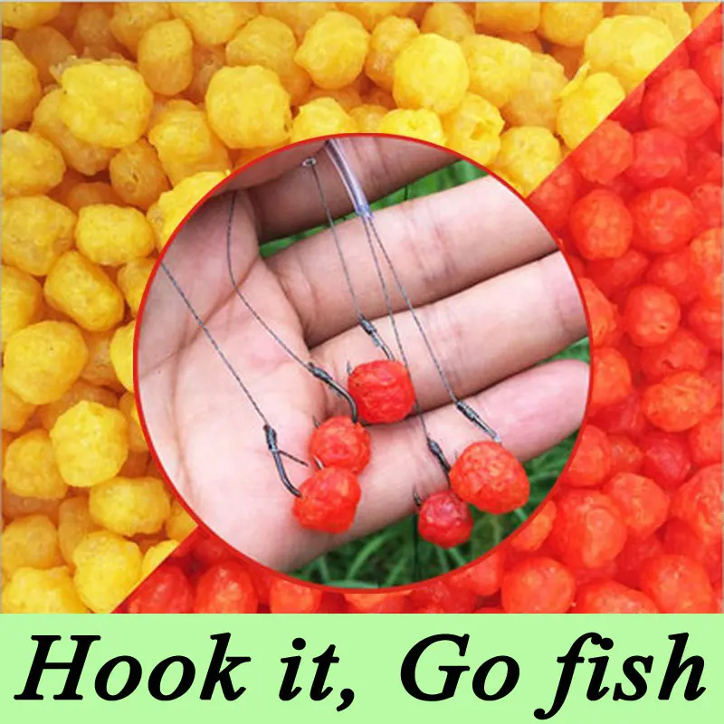 Eggs 30Pcs/Box Floating Fishing Bait 3 Flavors Floating Ball Carp