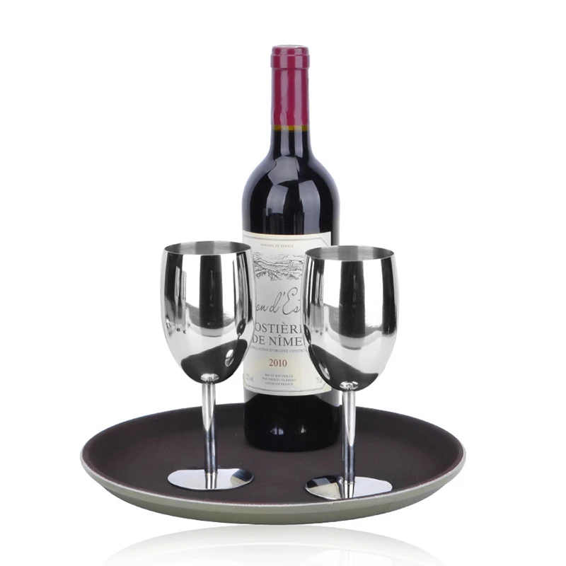 Небьющийся бокал для вина es Блестящий бокал для вина из нержавеющей стали бокал для дегустации вина высокое качество посуда для напитков для вашего удовольствия