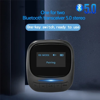 

Fever Bluetooth receiver to speaker speaker 5.0 lossless audio transmitter 2 in 1 3.5mm aux TV computer Bluetooth adapter