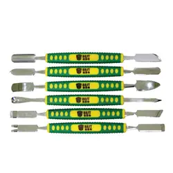 Ensemble de Spudger en métal à deux extrémités, pour IPhone IPad tablette téléphone portable ouverture indiscrets grattoir Kit d'outils de réparation 6 pièces 