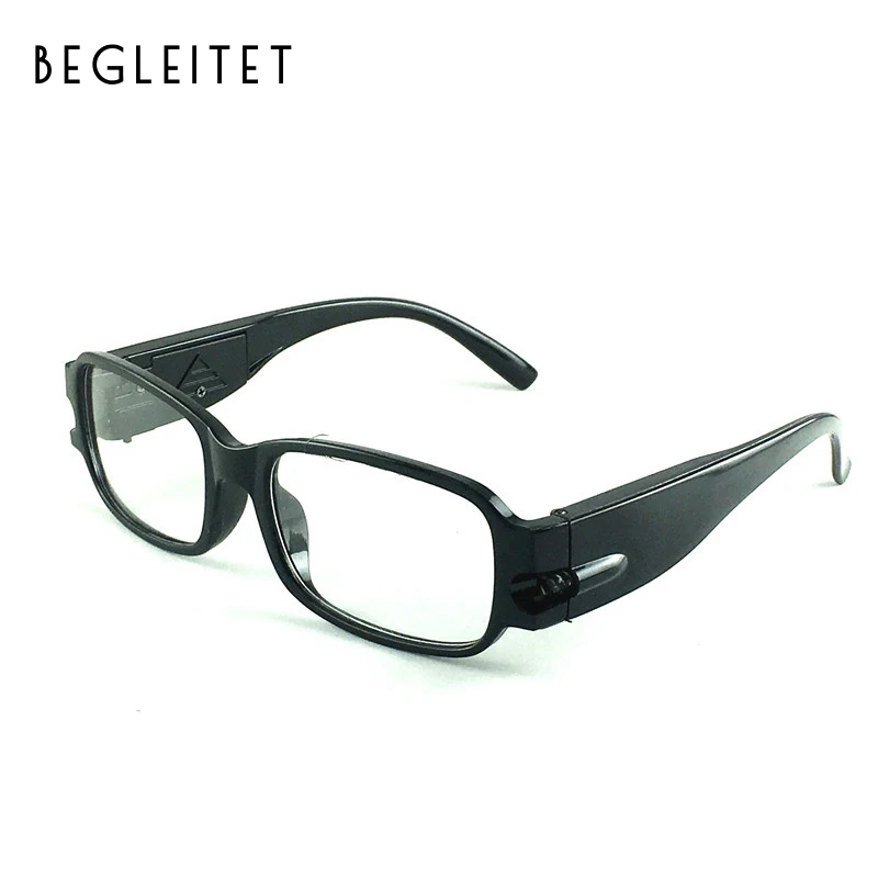 BEGLEITET мульти-прочный светодиодный свет очки для чтения мужчин и женщин прозрачные ночные очки для чтения очки диоптрий увеличительное стекло