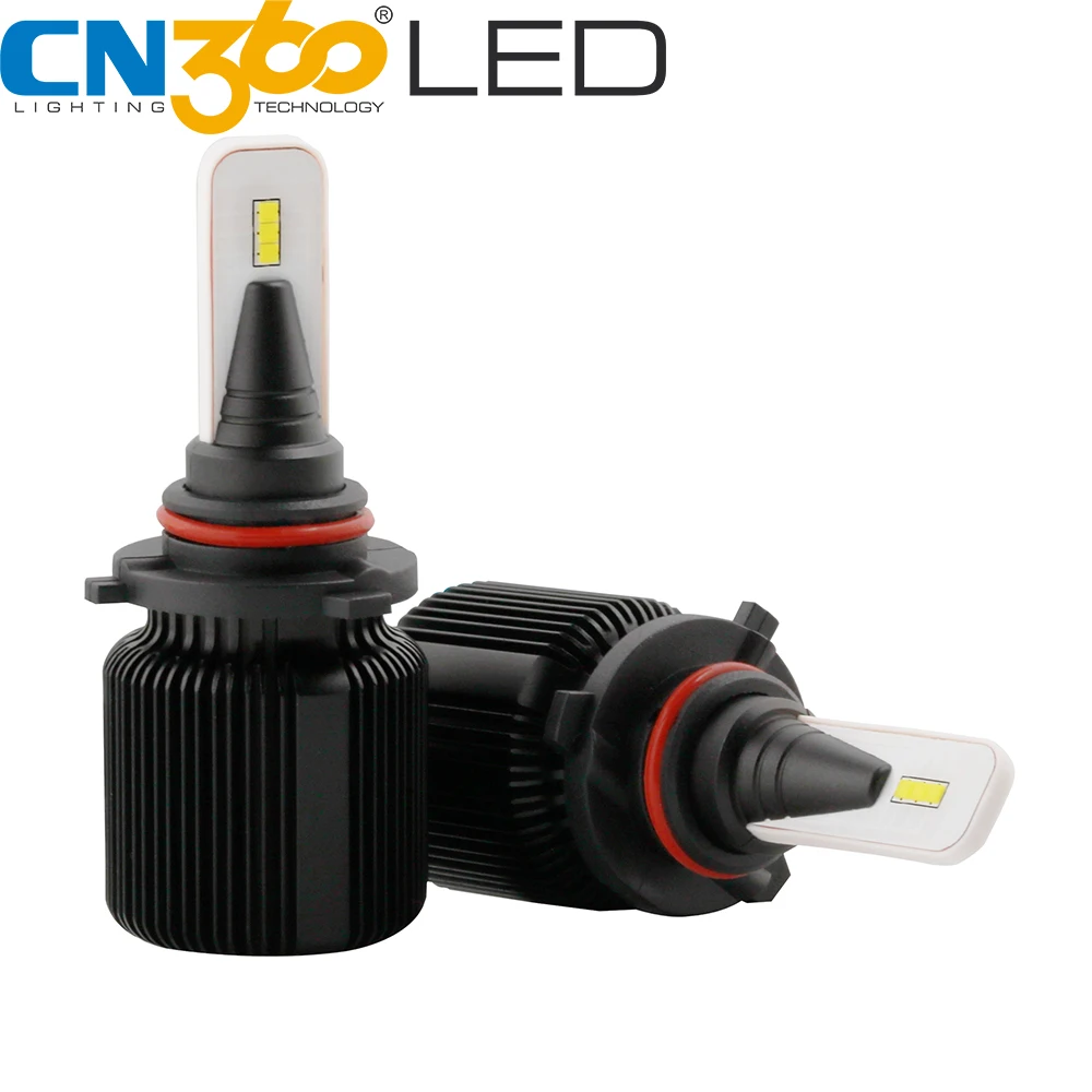 CN360 2 шт. светодиодный фар 9005/HB3 9006/HB4 9012(HIR2) Мини CSP светодиодные фары 40 Вт 8000lm 12v 6500k белый заменить авто лампы Новое поступление