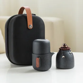 

Tea Cups Anti-scalding Tea Pot Portable Tea Set For Travel Outdoor Customized Logo With Portable Tea Bag Gift For Tea Lover
