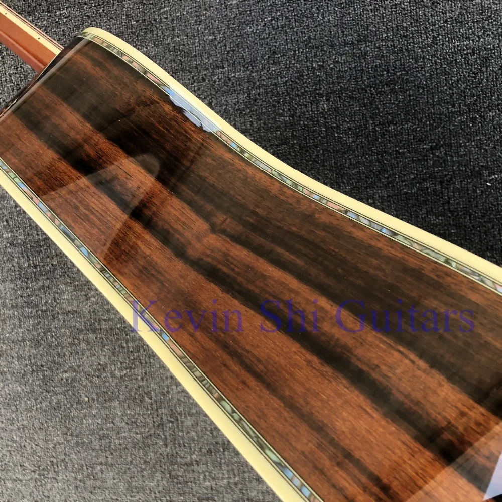 41 дюймов blackwood body Акустическая гитара цельная ель Топ Акустическая Электрогитара D корпус модель 4" гитара