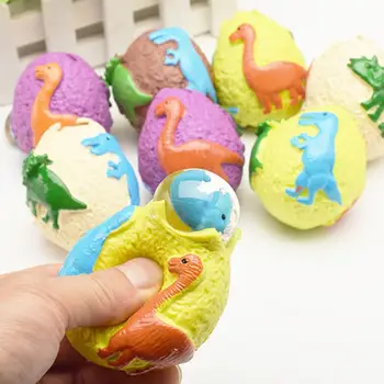 

1Pc Dinosaur Egg Squeeze Water Stress Face Reliever Ball Hand Grip Decompression Extruded Discoloration Kids Adults Toy