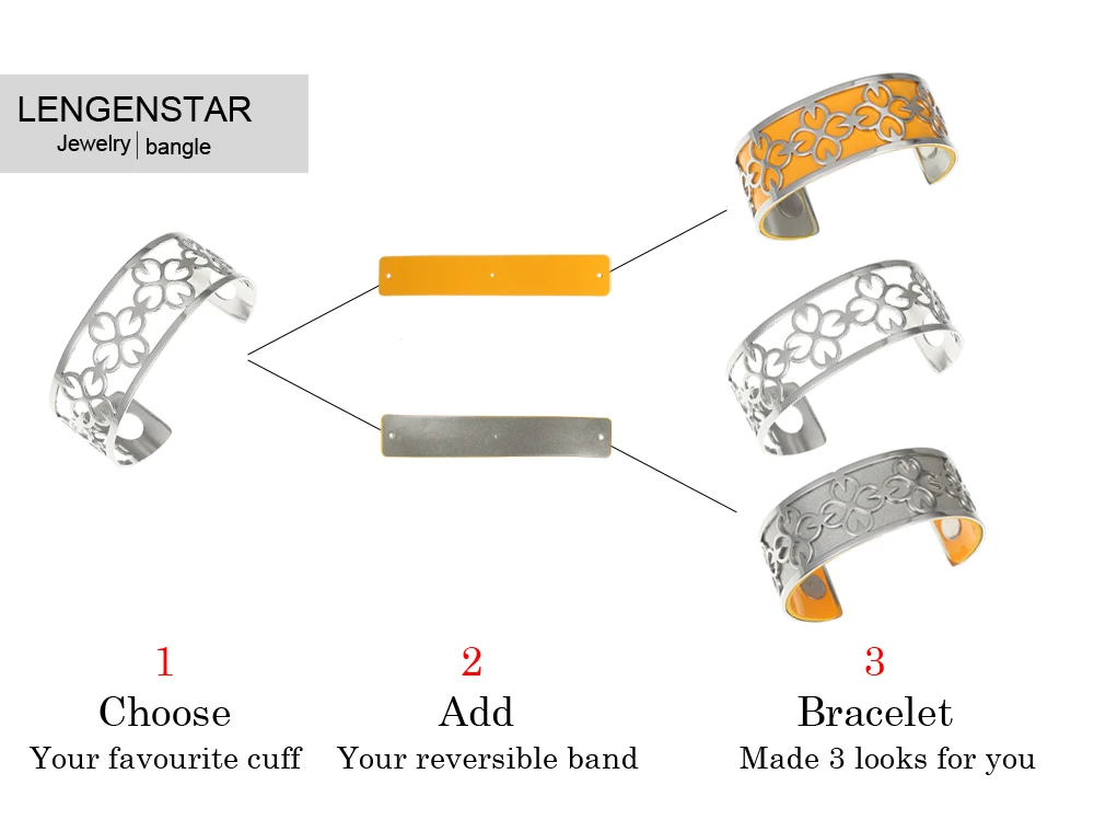 Cremo Cuff Bracelets for Women Stainless Steel Manchette Pulseiras Interchangeable Leather Jewelry 2023 Valentine's Day Gift