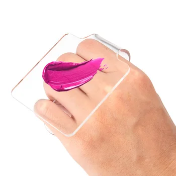 

NEW Acrylic Clear Makeup Cream Foundation Eyeshadow Palette Paint Nail Art Manicure Polish Gel DIY Mixing Water Color Tool T0025