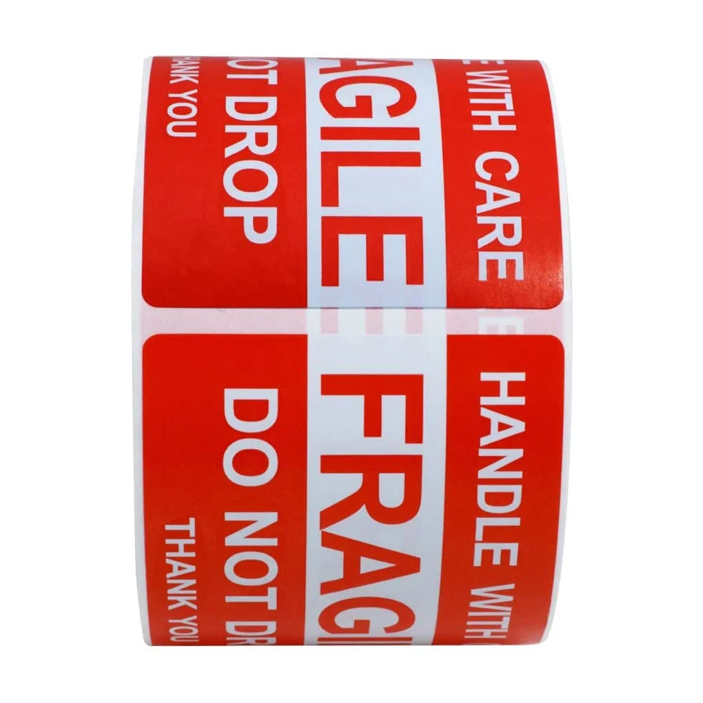 Red This Side Up Stickers 250 Adheisve Packing Labels 2x3 Perishable Handle With Care Labels Shipping Mailing Warning Stickers Purple 0 5 X 1 5 Inch Labels Indexes Stamps Labels Stickers Innovativebiz In
