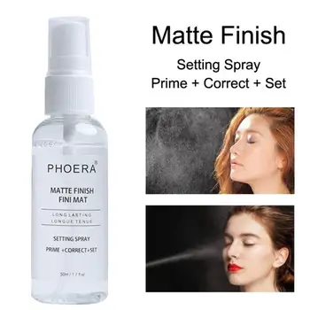 

PHOERA 50ml Makeup Setting Spray Moisturizing Long Lasting Foundation Fixer Matte Finishing Setting Spray Cosmetic TSLM1