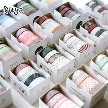 

DIY decorative tapes scrapbook stamping masking tape set color paper washi stationery Sticker Label office adhesive van gogh