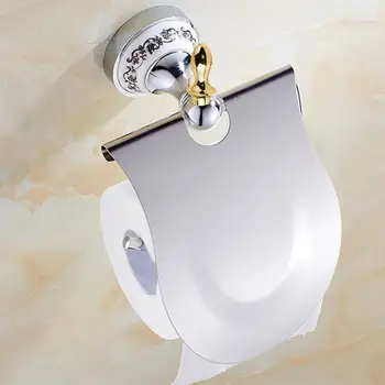 

Wall mounting toilet paper holder, stainless steel toilet paper holder, toilet paper roll holder, toilet paper holder with lid W