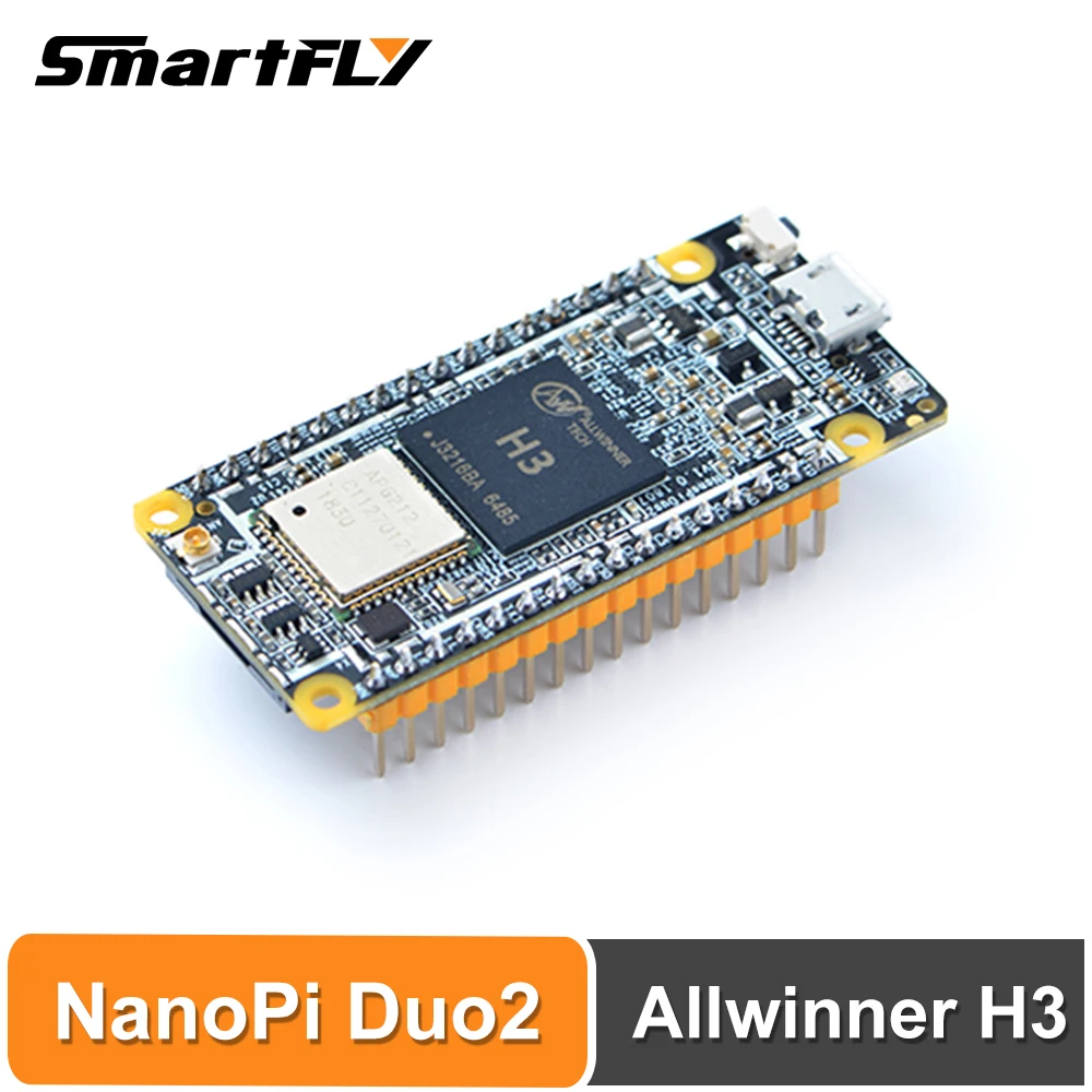 Модуль Smartfly NanoPi DUO2 512M Allwinner H3 Cortex-A7 Wi-Fi Bluetooth UbuntuCore светильник легкие приложения