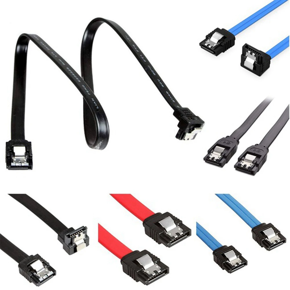 

50CM Sata 3.0 hard drive data cable 90 degree elbow 6Gb/s sata3.0 SSD solid state drive cable serial hard drive cable adapter