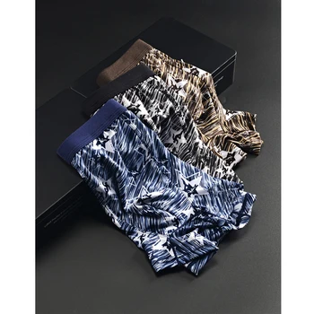 

Creative High Quality Fashion Personality Boxer Shorts Printing Stars Pattern Underpants Men Comfort Underwear Male Men Panties