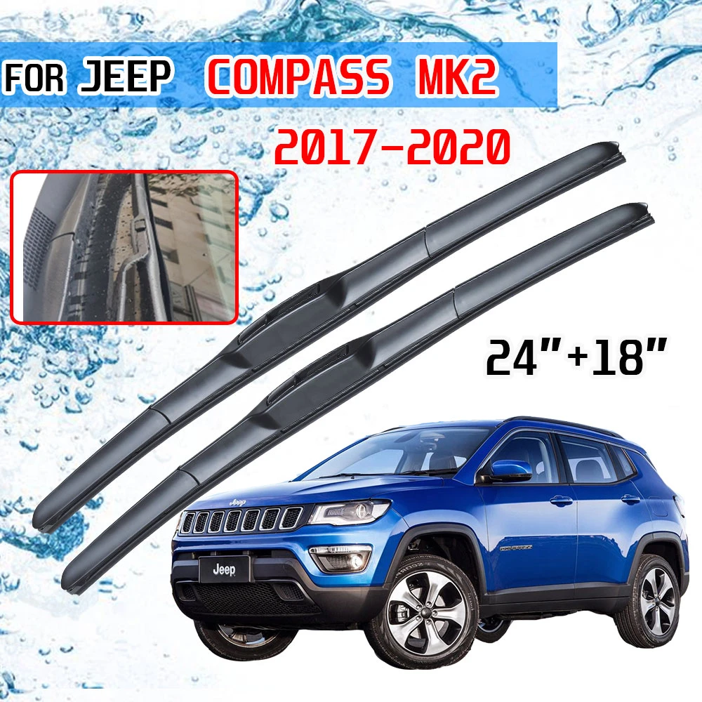 For Jeep Compass 2017 2018 2019 2020 Mk2 2nd Gen Accessories Front