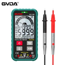 Digital Multimeter Voltage Tester True RMS Capacitor 6000 Counts Transistor Meter AC DC Hz Ohm Tester NCV Universal Multimetro