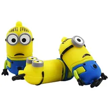 Флеш-накопитель USB, флеш-накопитель, устройство для хранения, Миньоны, Супермен, герой, флеш-накопитель, 128 ГБ, 64 ГБ, 32 ГБ, 16 ГБ, 8 ГБ, USB флеш-накопитель