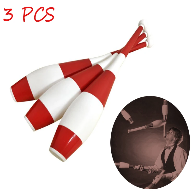 

3PCS/Set Professional Juggling Clubs Sticks Pins Outdoor Beginner to Pro Outdoor Kids Toys For Children Magic