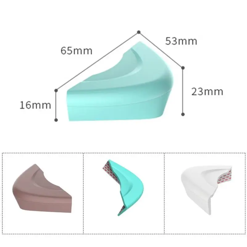 4pcs/set Baby Safety Silicone Kids Anti Collision Table Corner Edge Safety Protector Guards Cover Table Corner Edge Guards